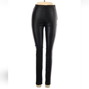 Sleek Black Faux Leather Pants